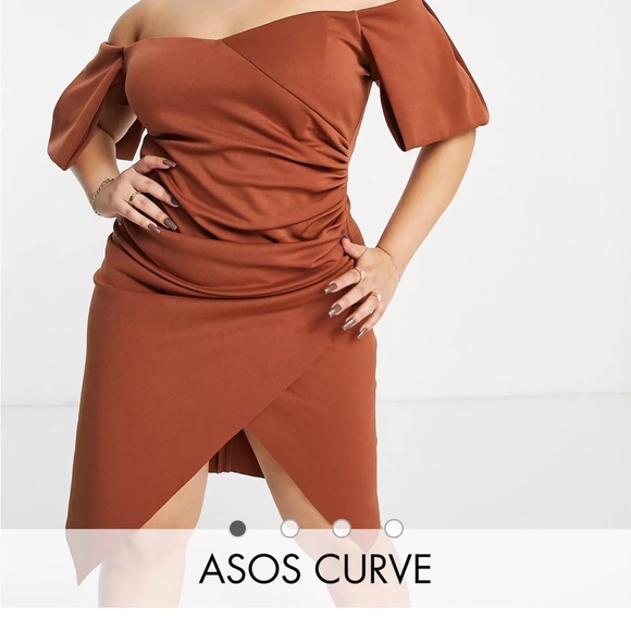 ASOS DESIGN Curve Midi Dress - Picture 3 of 7